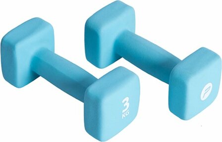 Pure2Improve Neopreen Dumbell Set 3 kg