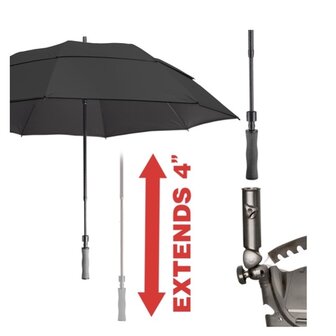 BagBoy UV golf paraplu Telescopic Zwart