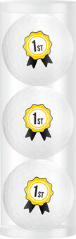 Coffret cadeau balles de golf 1st Prize 3 Balls