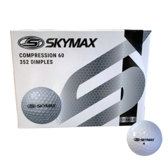 Balles de golf Skymax 12 pi&egrave;ces blanches