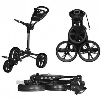 Fastfold Slim Golftrolley Zilver