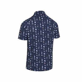 Callaway Men&#039;s Golf Polo Essentials Print In Peacoat