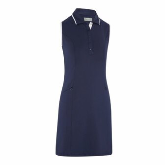 Callaway Women&#039;s Golf Dress Solid Sleeveless Navy