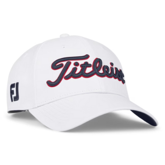 Titleist Tour Performance cap Wit/Navy/Rood 2025