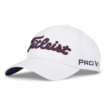 Titleist Tour Performance cap Wit/Navy/Rood 2025