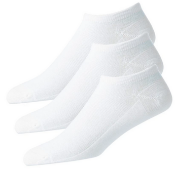 Footjoy Men&#039;s 3 Pair Golf Socks ComfortSof White