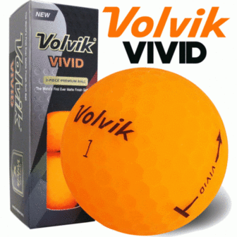 Volvik Vivid Golfb&auml;lle Sleeve Orange