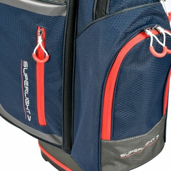 Masters Superlight 7 Cartbag Zwart Rood
