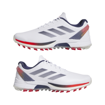 Adizero ZG Spikeless Heren Golfschoen Wit Navy