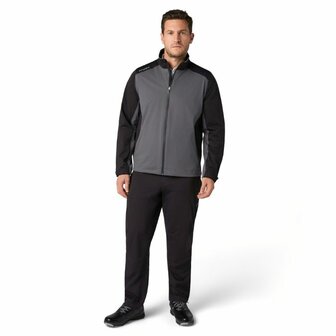 Callaway Stormlite 3 Waterdichte Heren Golf Regenjas Zwart Grijs