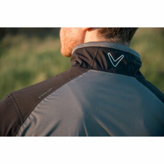 Callaway Stormlite 3 Waterdichte Heren Golf Regenjas Zwart Grijs