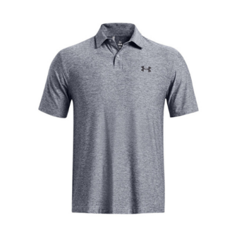 Under Armour T2G Heren Golfpolo Steel/Black