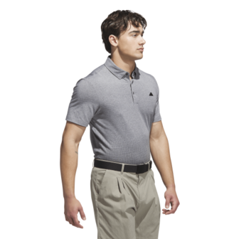 Adidas Heren Golfpolo Go To Rise Print Carbon