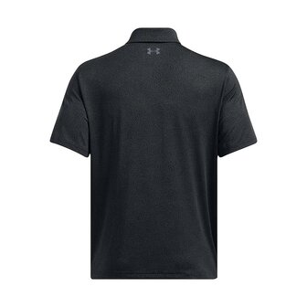 Under Armour Heren Playoff Golfpolo 3.0 Printed-Black Antracite Maat Medium