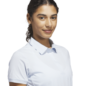 Adidas W Ultimate Twist Dames Polo Lichtblauw