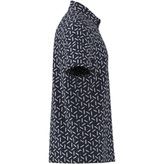 Adidas Ultimate Mesh Printed Heren Golfpolo Navy Wit