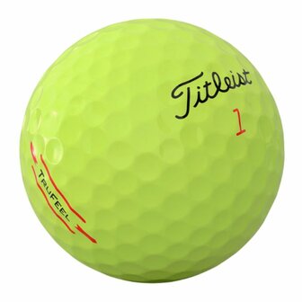Titleist TruFeel Golfballen Geel 2026