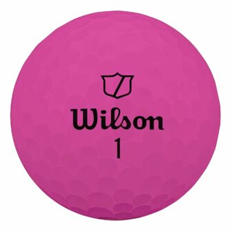 Wilson Staff Duo Soft Golfballen Pink 2025
