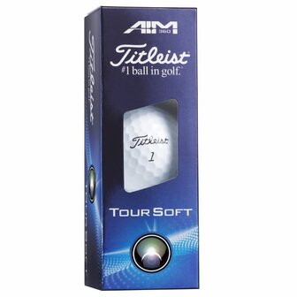 Titleist Tour Soft Alignment 360 Golfballen Wit 2025
