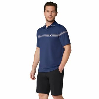 Callaway - Odessey Heren Block Golfpolo Navy