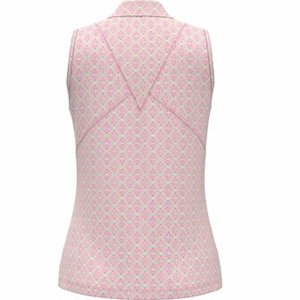 Callaway Premium  Opti Dri Mouwloze Polo Pink Beige