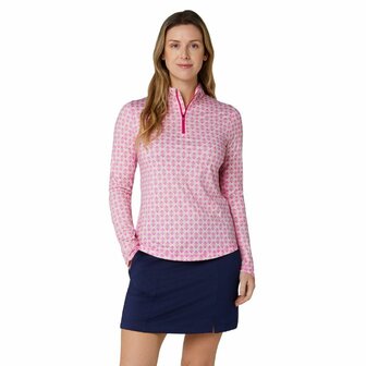 Callaway Premium  Opti Dri Midlayer Pink Beige