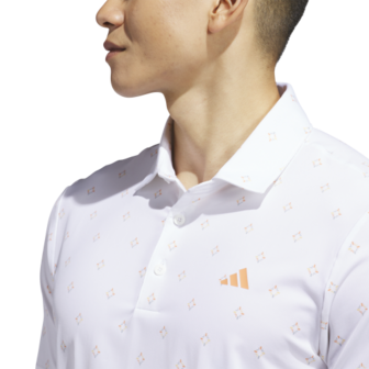 Adidas Ultimate ESCE Print Heren Golfpolo Wit