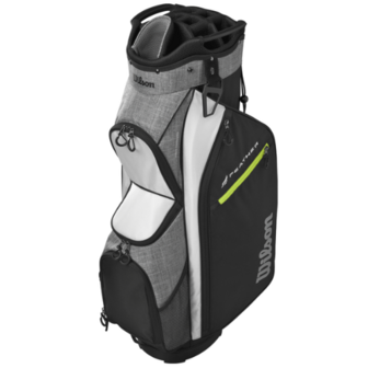 Wilson Feather Cartbag Zwart/Grijs/Wit