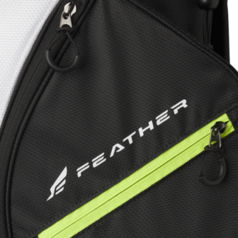 Wilson Feather Cartbag Zwart/Grijs/Wit