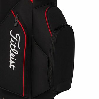 Titleist Players S4 Standbag Zwart Rood