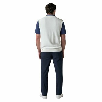 Callaway Mixed Texture Vest Off White