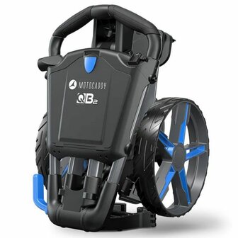Motocaddy QB2 3 Wiel Golftrolley Zwart Lime