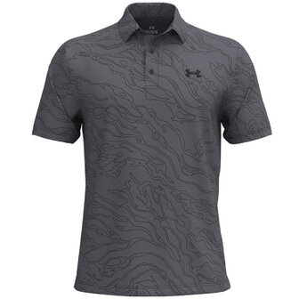 Under Armour Heren Playoff Golf Polo 3.0 Printed Micro Camo Castlerock