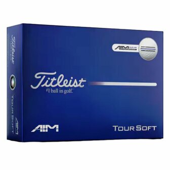 Titleist Tour Soft AIM Golfballen Wit 2026