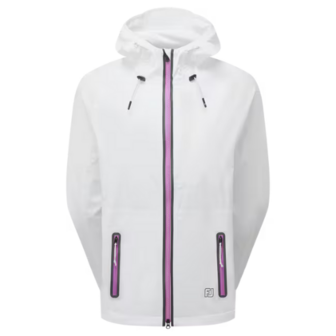 Footjoy HydroKnit Dames Golfjas Wit/Roze