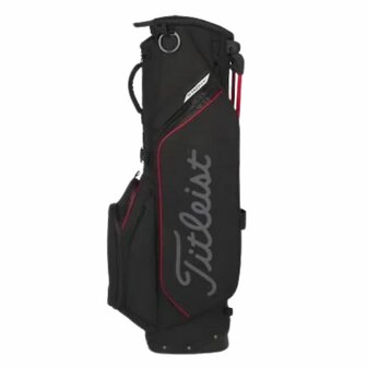 Titleist Players S5 StaDry Standbag Black Red Graphite
