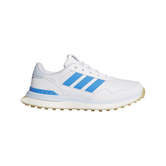Adidas Dames S2G 26 Leather Spikeless Golfschoenen Wit-Blauw