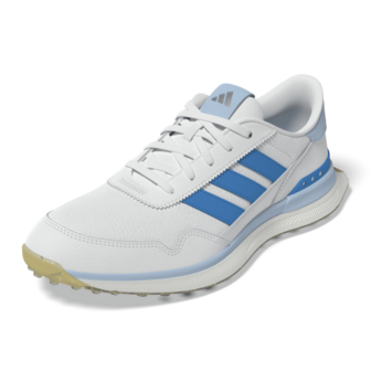 Adidas Dames S2G 26 Leather Spikeless Golfschoenen Wit-Blauw