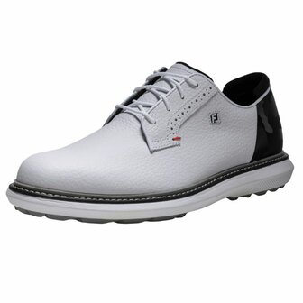 Footjoy Heren Golfschoenen Traditions Wit Zwart Rood