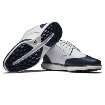 Golfschoenen Dames Footjoy Traditions Wit Navy
