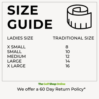 Footjoy Dames Interlock Skort Lang Wit