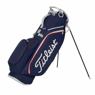 Titleist Players S4 Standbag Navy Wit Rood