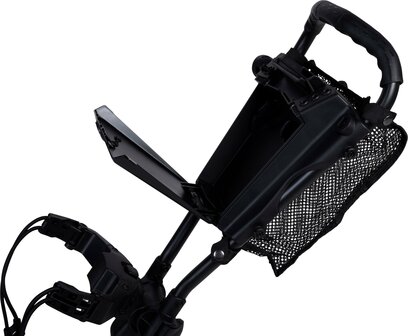 Fastfold Trolley Compact+ Mat Zwart 3-Wiel
