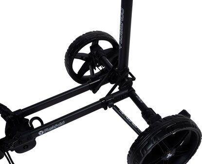 Fastfold Trolley Compact+ Mat Zwart 3-Wiel