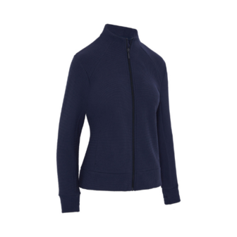 Callaway Stretch Waffle Knit Fleece Golfjas Dames Peacoat