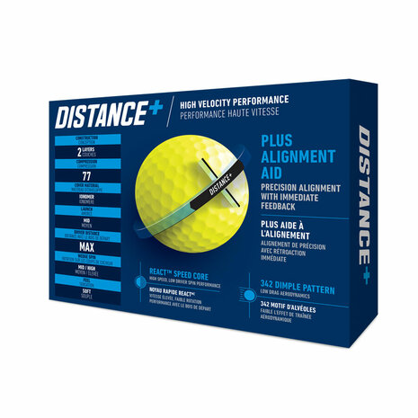 Taylormade Distance Plus Yellow