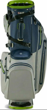 Big Max Aqua Hybrid 4 Standbag Navy Grey Lime