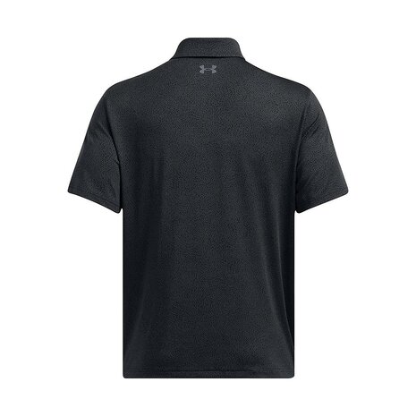 Under Armour Mens Playoff Golfpolo 3.0 Printed-Black Antracite