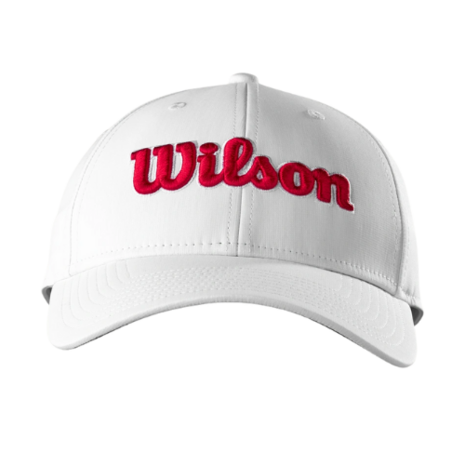 Wilson Pro Tour Cap Wit/Rood