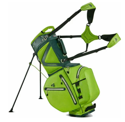Big Max Aqua Hybrid 4 Standbag Forest Green LIme